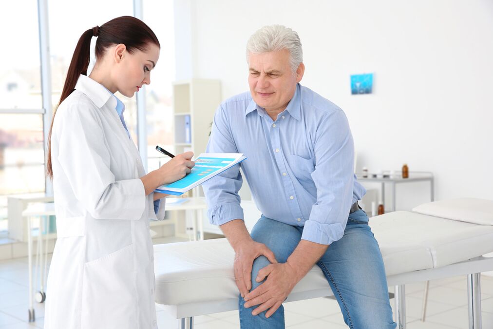 The doctor prescribed a course of treatment for a patient with knee arthritis
